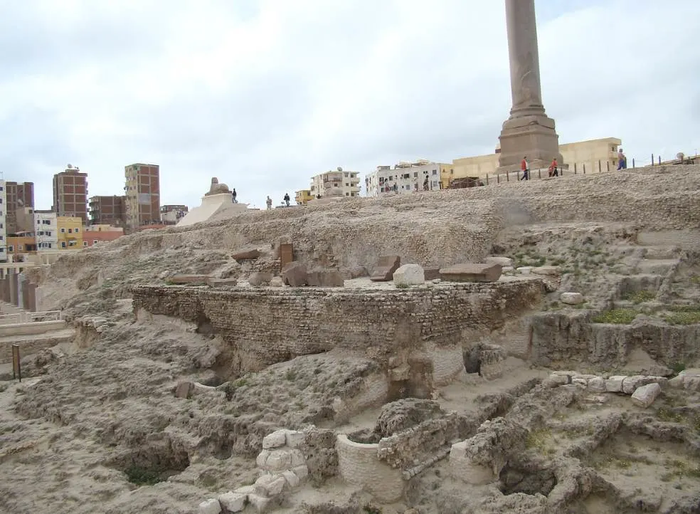 Top 8 Interesting Facts about Pompey's Pillar (Egypt) 1 Serapeum of Alexandria