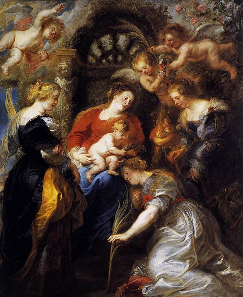 The Crowning of Saint Catherine by Peter Paul Rubens