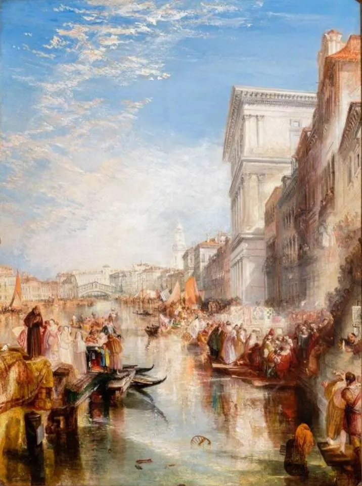 The Grand Canal Scene a Street in Venice by J.M.W. Turner
