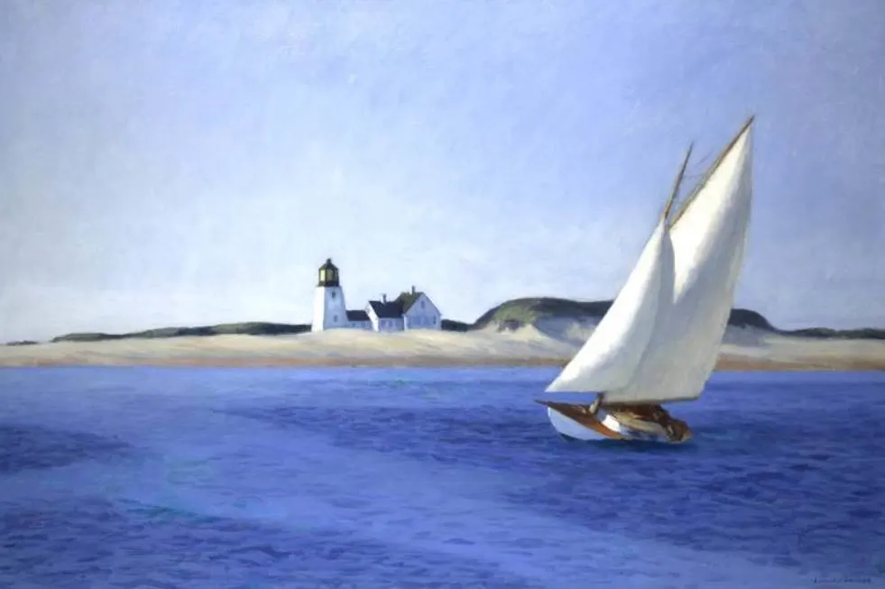 The Long Leg by Edward Hopper