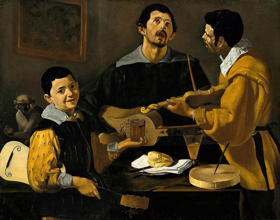 The Three Musicians by Diego Velazquez