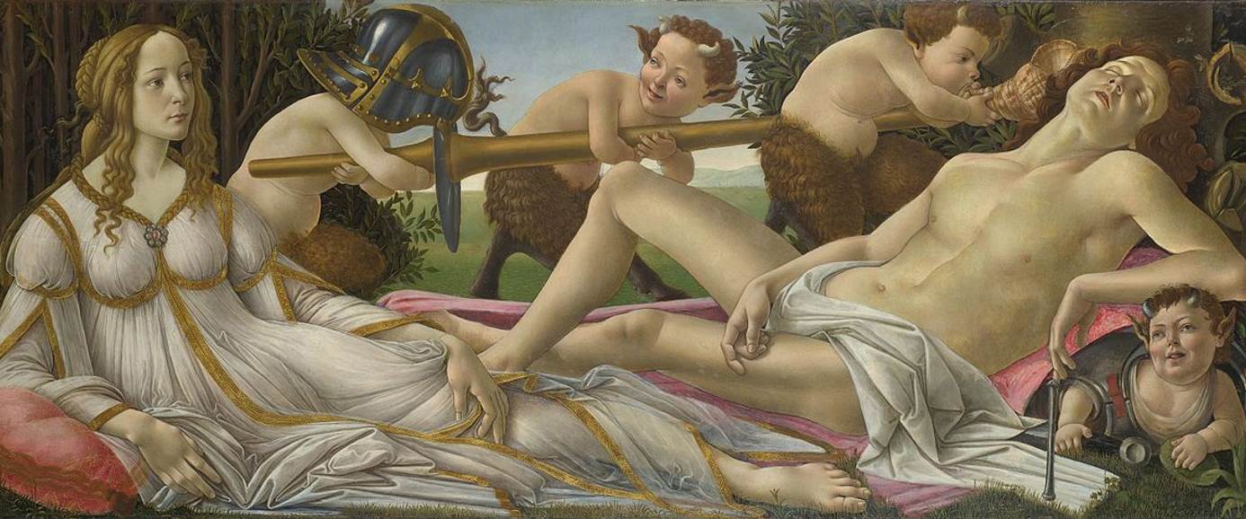 Venus and Mars by Sandro Botticelli