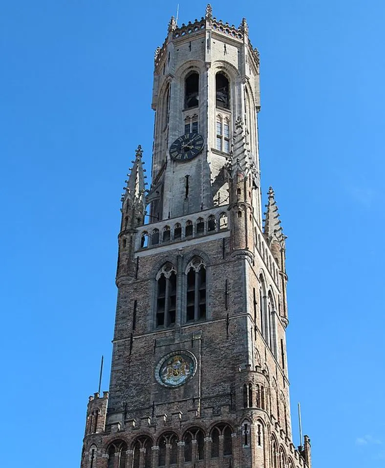 Belfry of Bruges octagonal top section