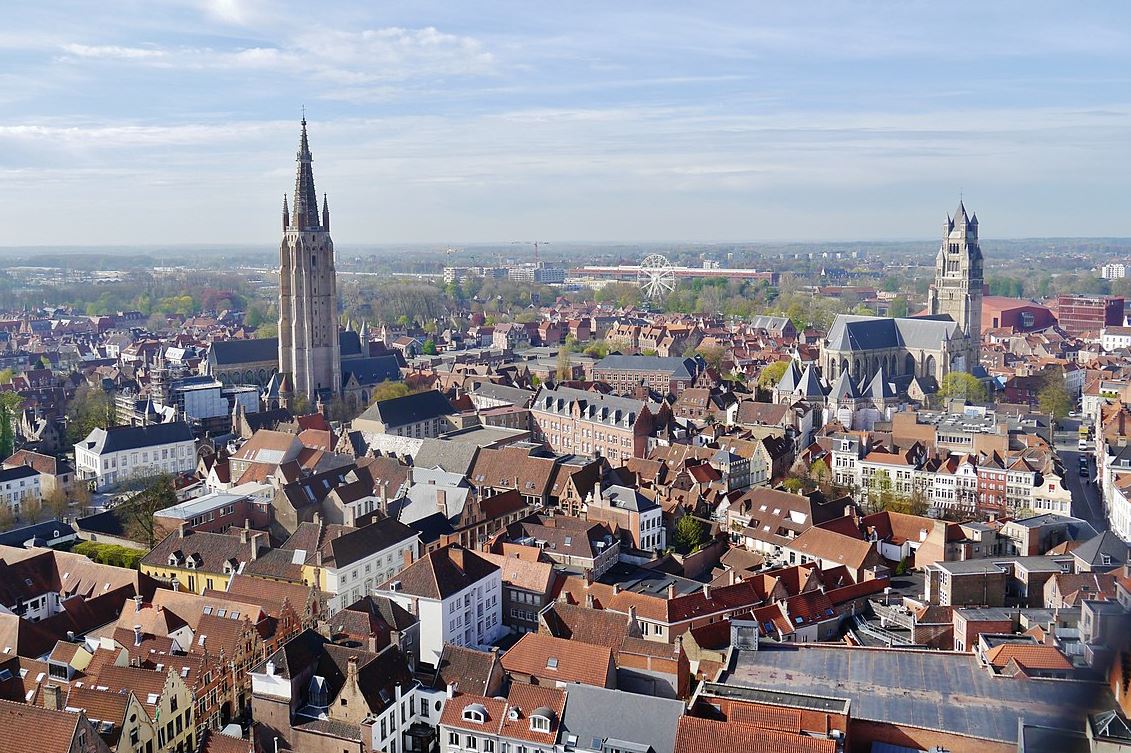 Belfry of Bruges view