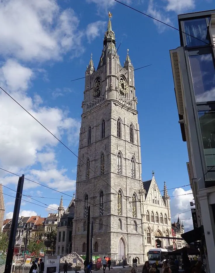Belfry of Ghent height
