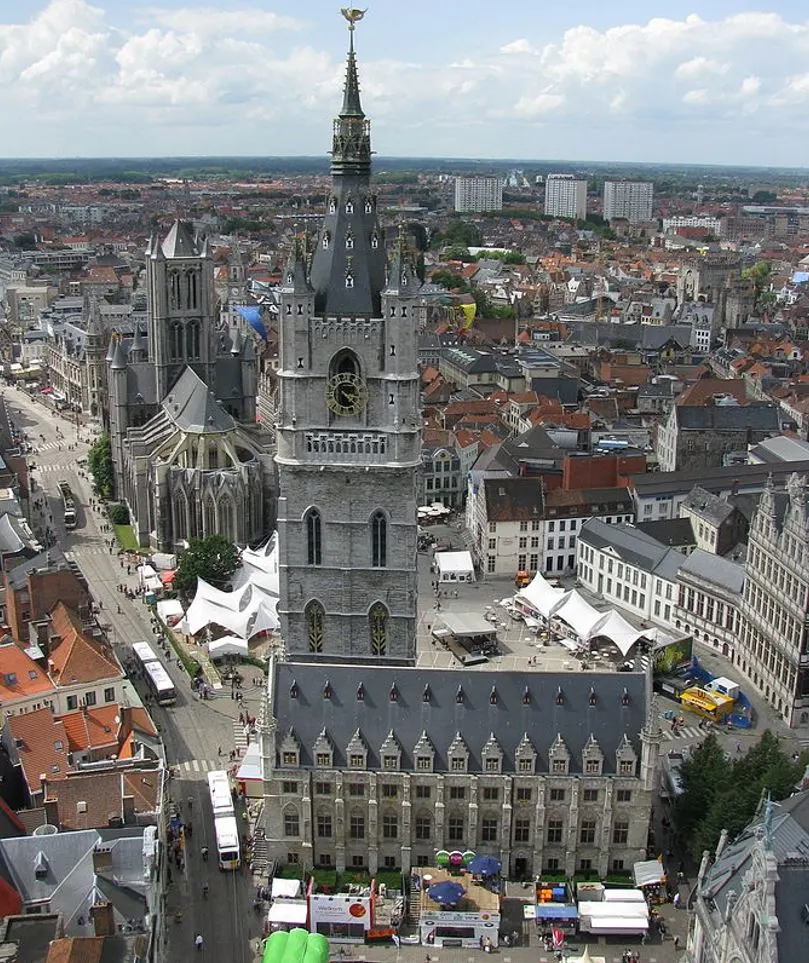 Belfry of Ghent location
