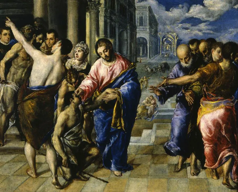 Christ Healing the Blind by El Greco