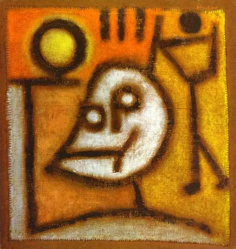 Death and Fire by Paul Klee