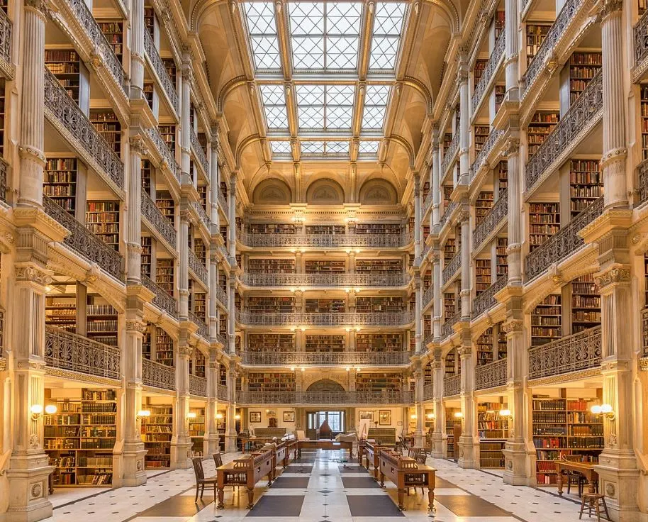 George Peabody Library in Baltimore