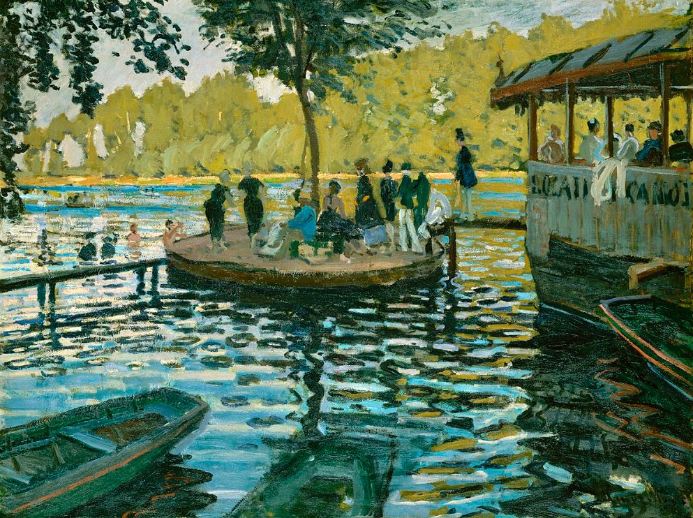 La Grenouillere by Claude Monet