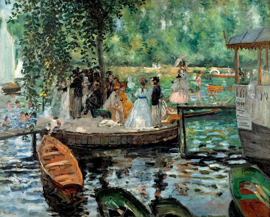 La Grenouillere by Pierre Auguste Renoir