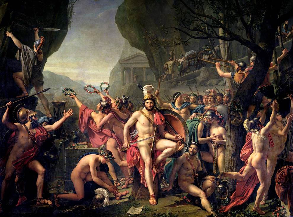 Leonidas at Thermopylae by Jacques Louis David