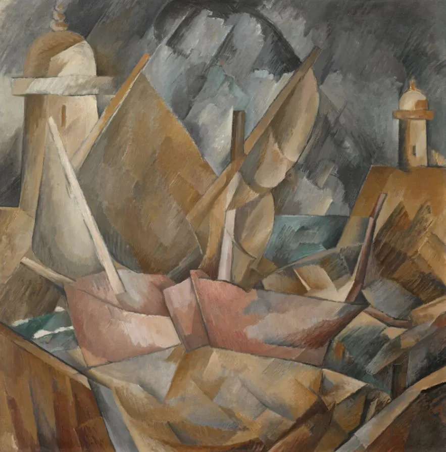 Little Harbor in Normandy by Georges Braque