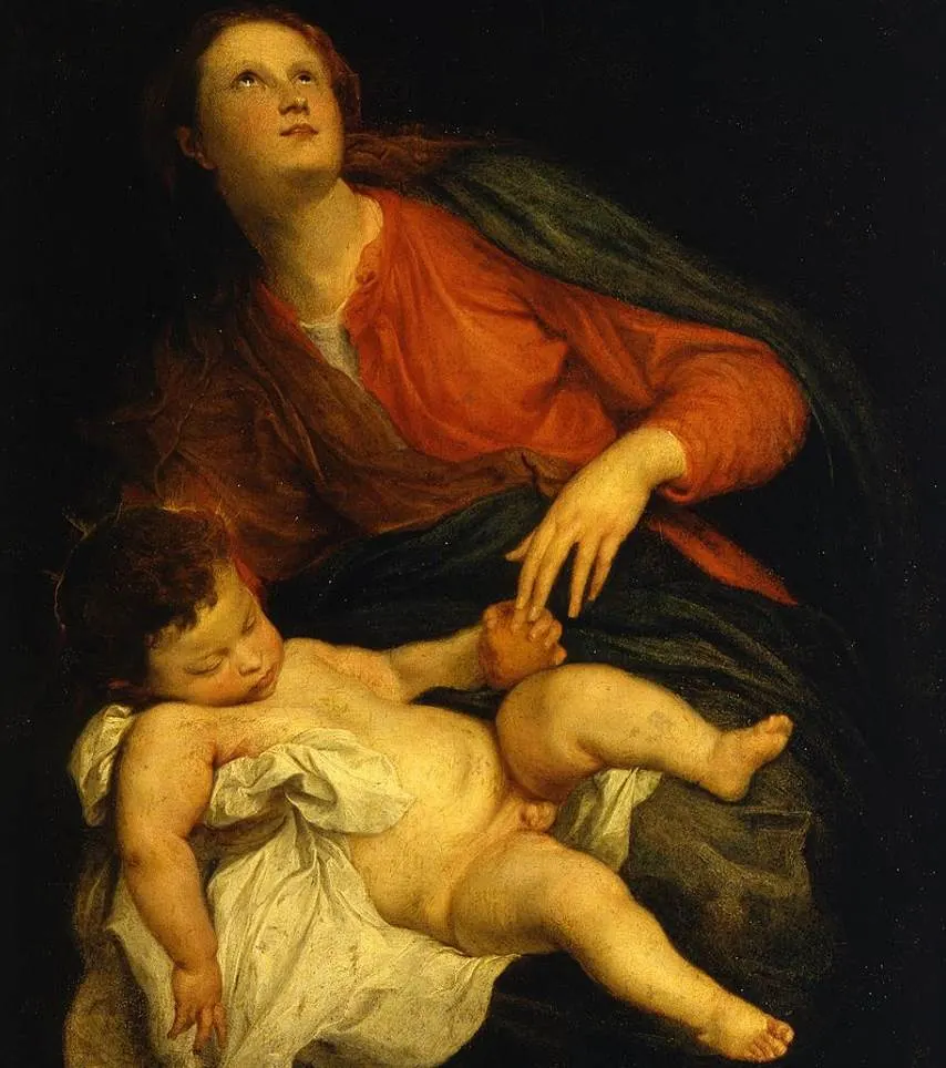 Madonna and Child by Anthony van Dyck