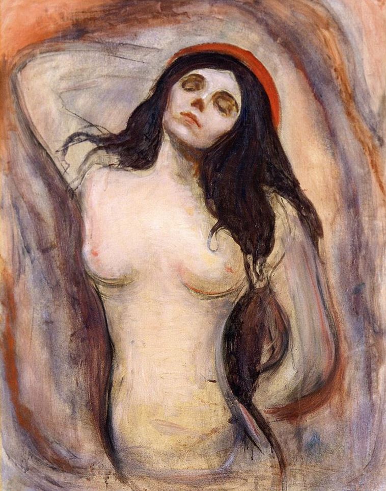 Madonna by Edvard Munch Kunsthalle Hamburg