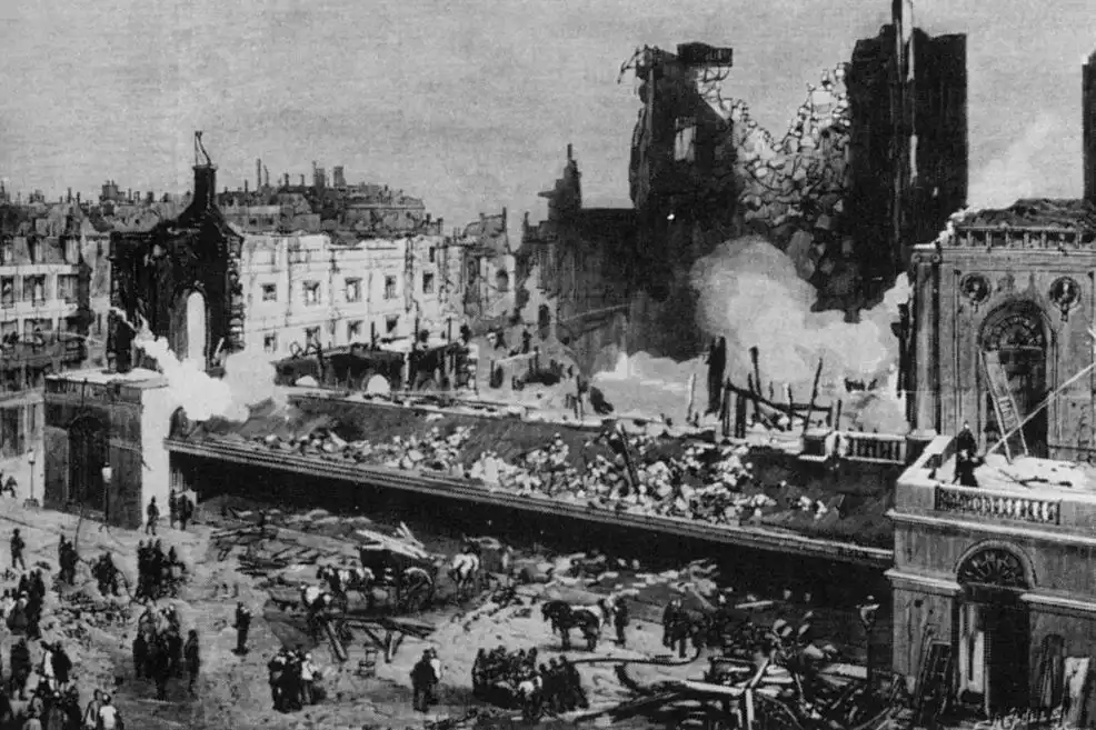 Paris Opera burned down in 1873