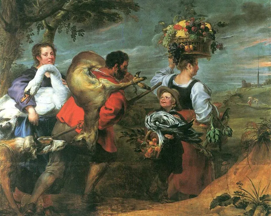 Peasants on the Way to the Market by Jan Boeckhorst and Frans Snyders