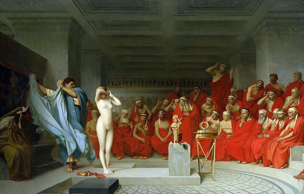 Phryne before the Areopagus by Jean Leon Gerome