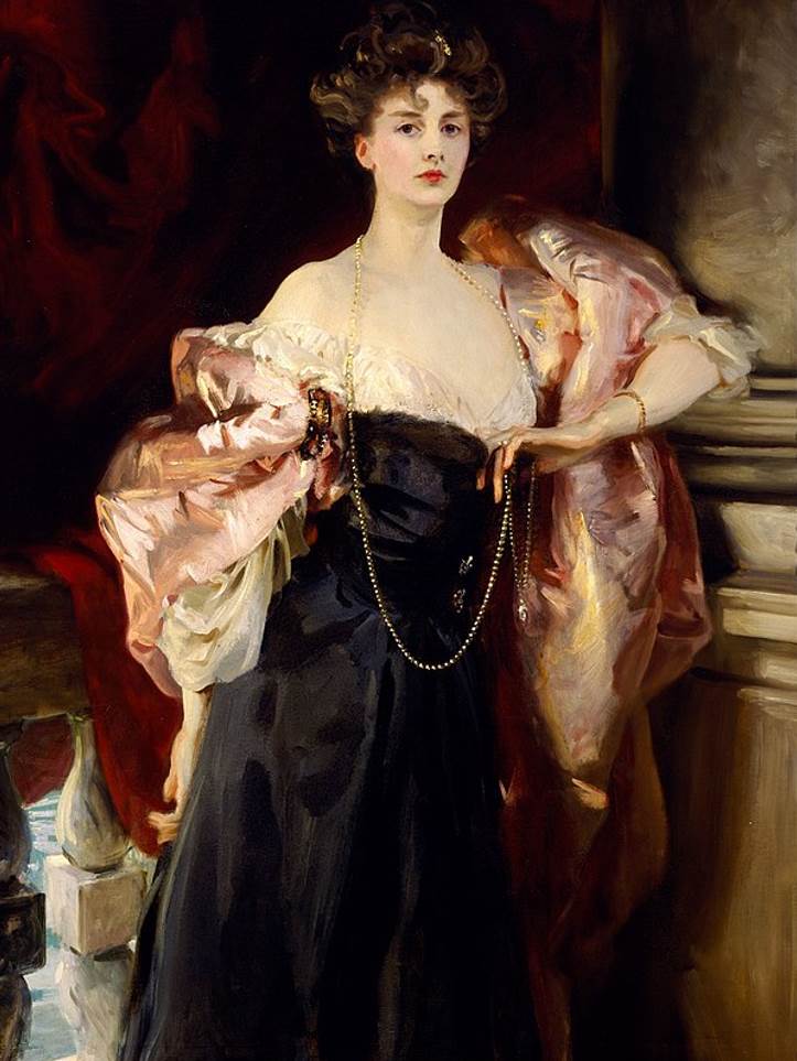 Portrait of Lady Helen Vincent Viscountess dAbernon by John Singer Sargent