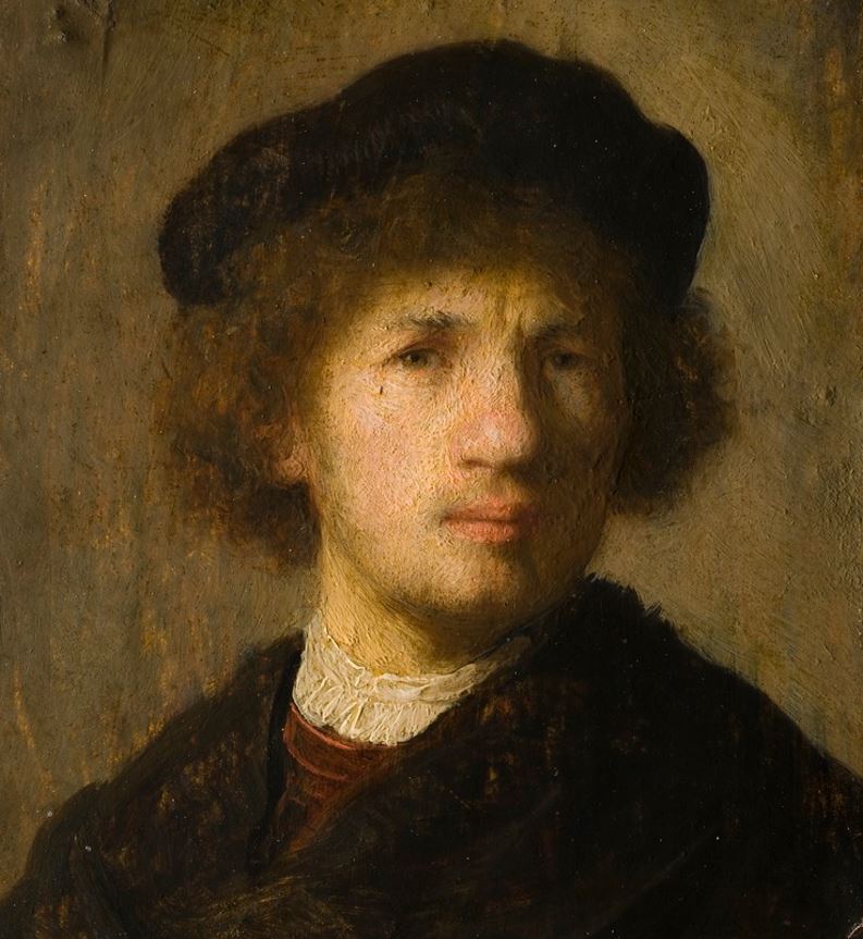 Rembrandt self portrait in 1630