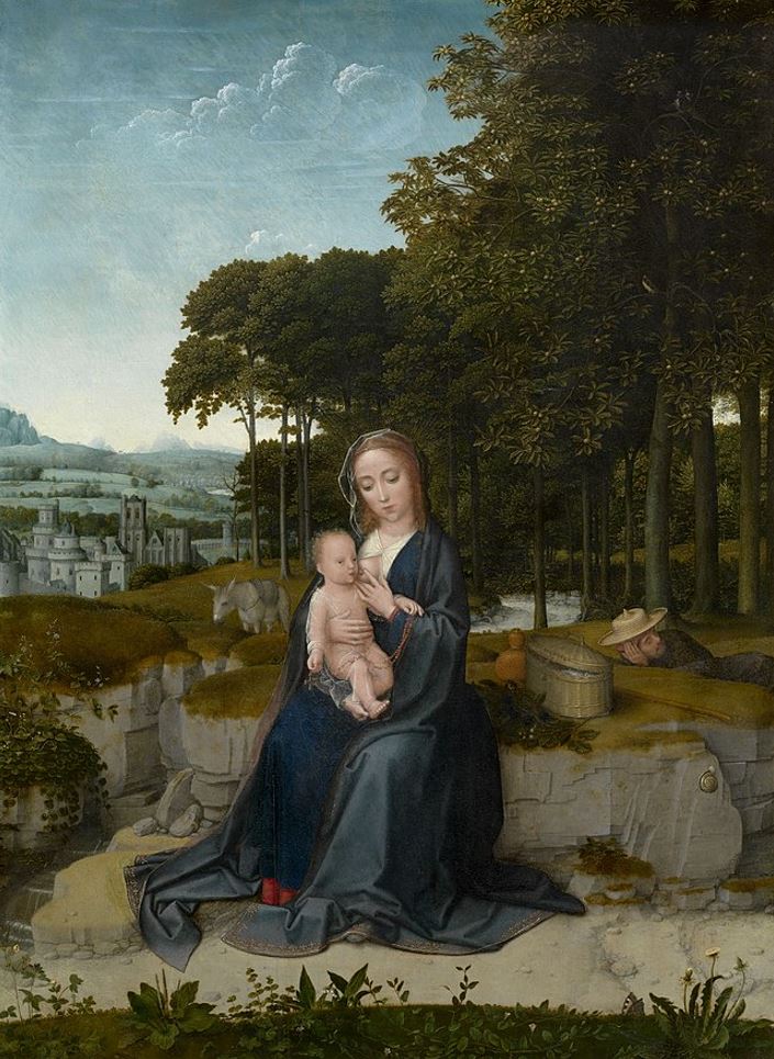 Rest on the Flight into Egypt by Gerard David
