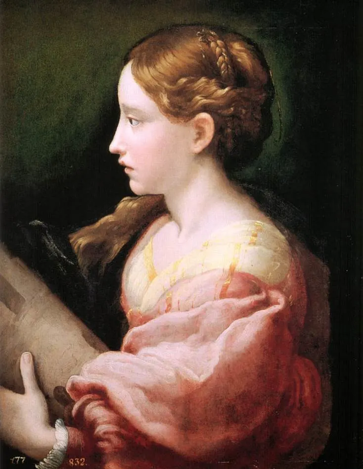 Saint Barbara by Parmigianino