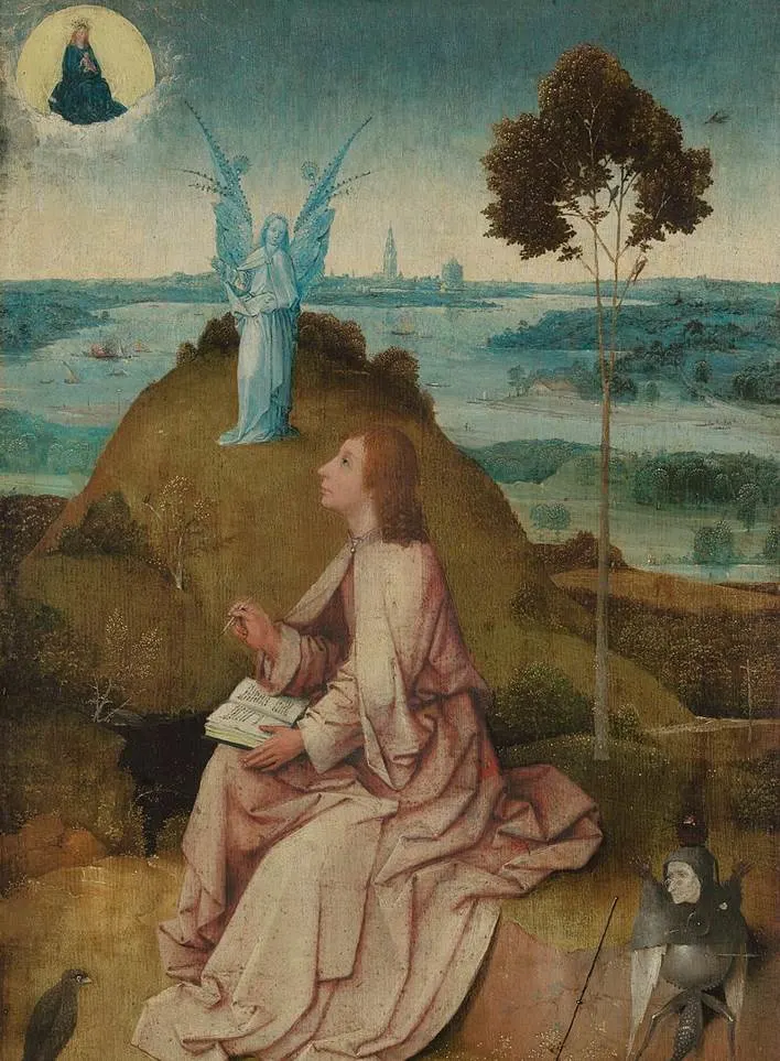 Saint John the Evangelist on Patmos by Hieronymus Bosch