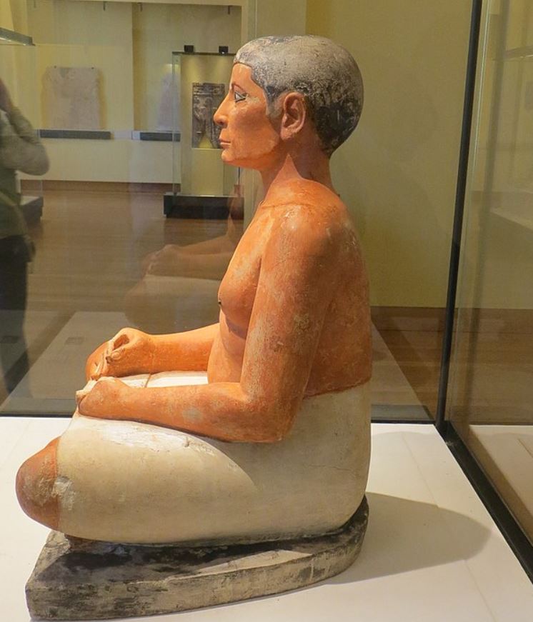 Seated Scribe sideview
