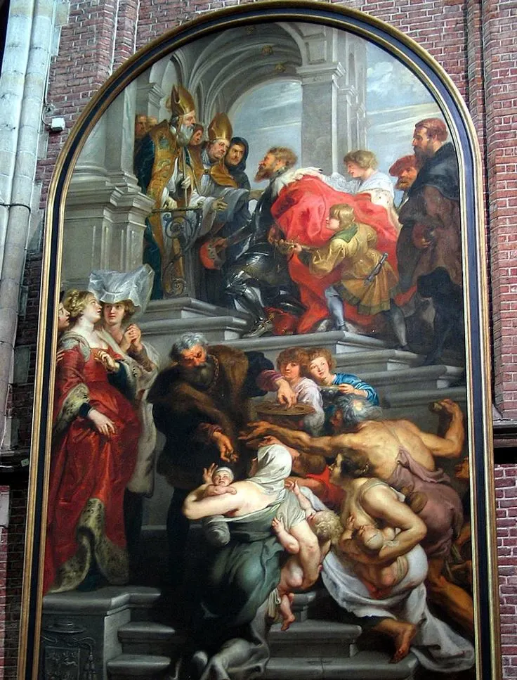 The Conversion of Saint Bavo by Peter Paul Rubens