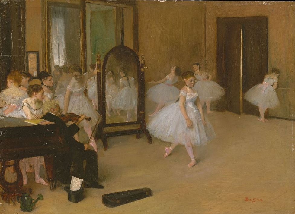The Dancing Class by Edgar Degas 1871