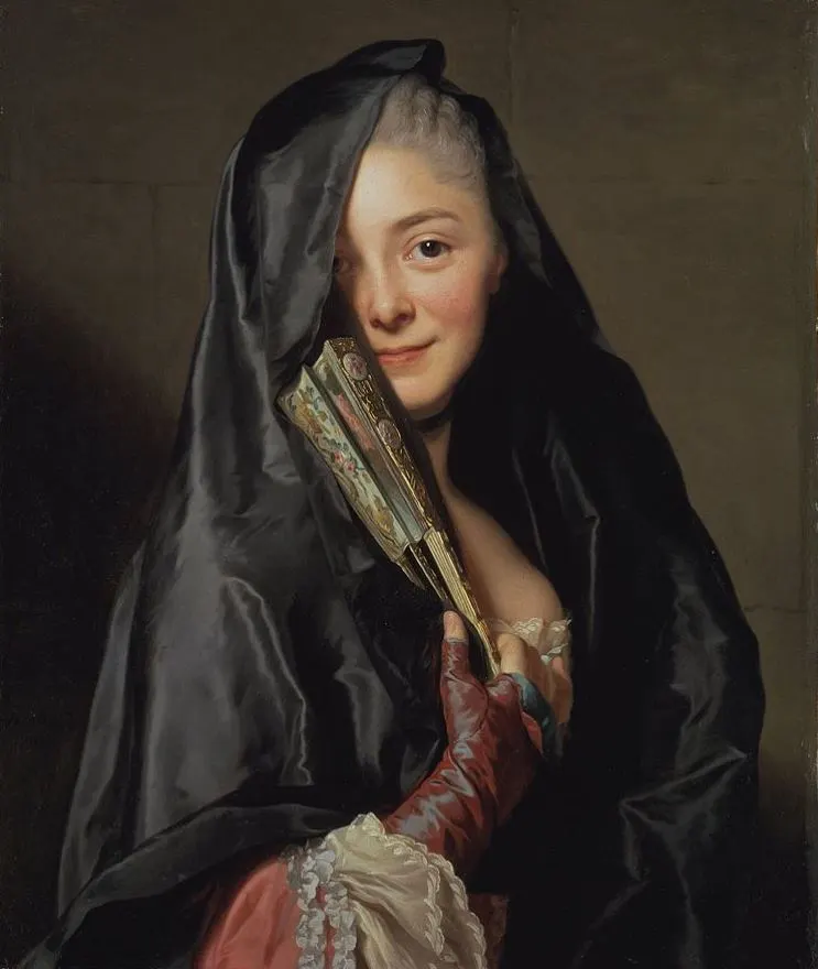 The Lady with the Veil by Alexander Roslin