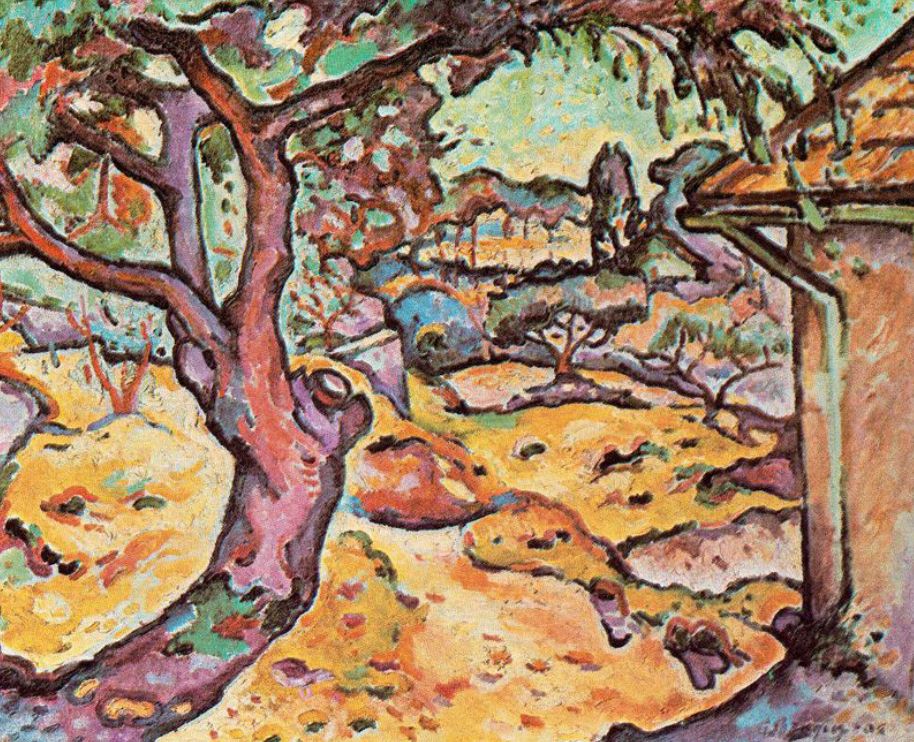 The Olive tree near lEstaque by Georges Braque