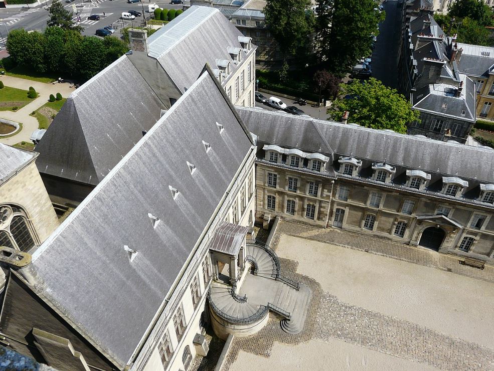 Aerial view of the Palais de Tau