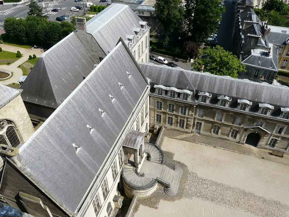 Aerial view of the Palais de Tau