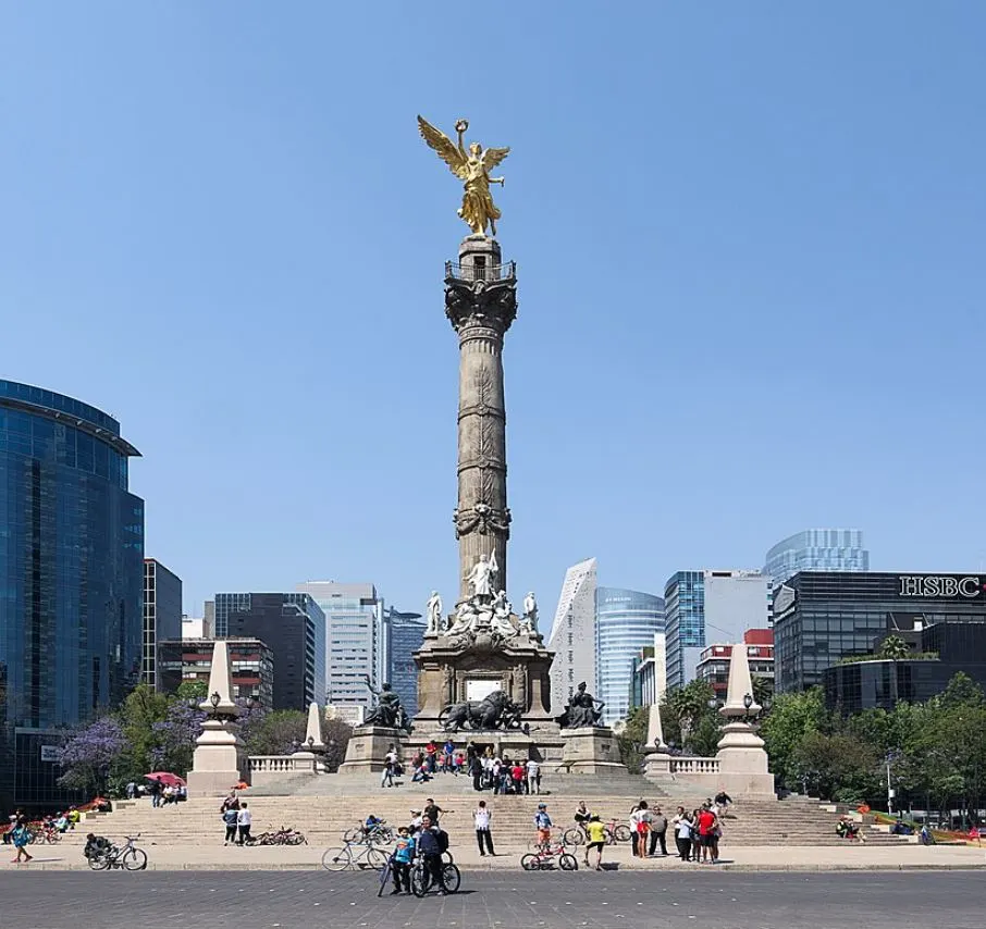 Angel of Independence in Mexico City