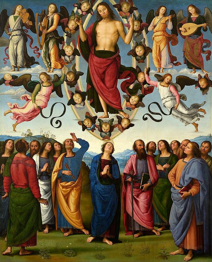 Ascension of Christ by Pietro Perugino