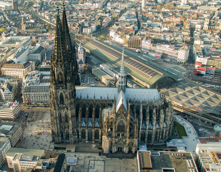 Famous buildings in Cologne cathedral