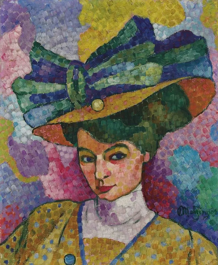 Femme au Chapeau by Jean Metzinger