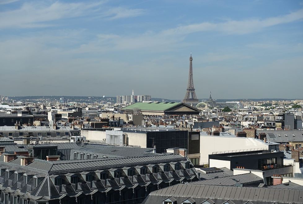 Galeries Lafayetter rooftop view