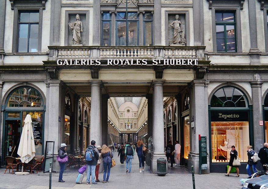 Galeries Royales Saint Hubert entrance