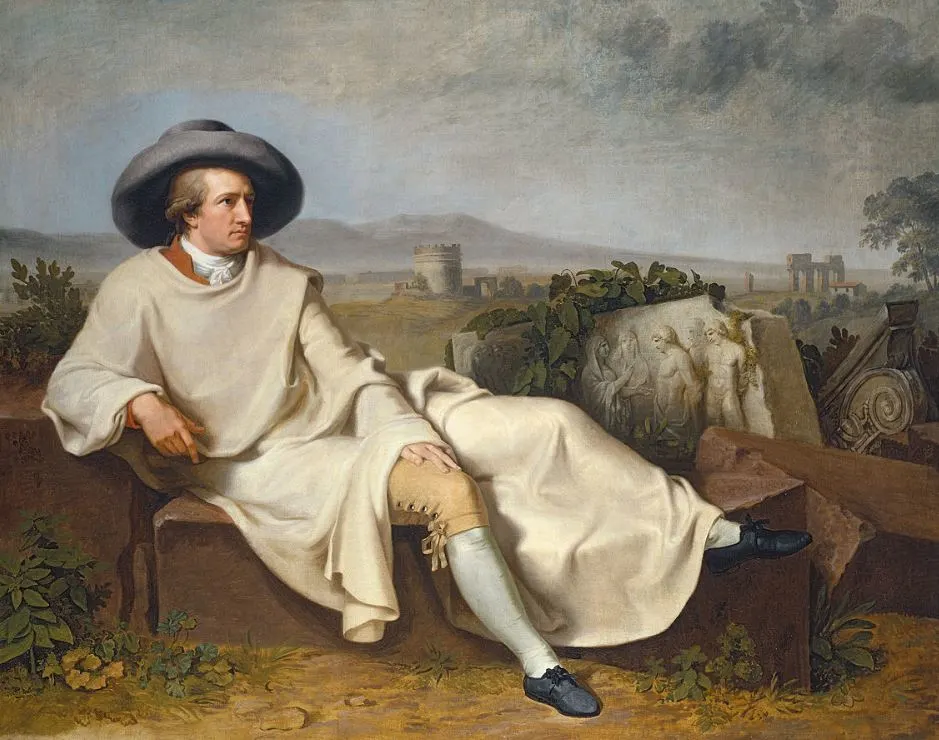 Goethe in the Roman Campagna by Johann Heinrich Wilhelm Tischbein