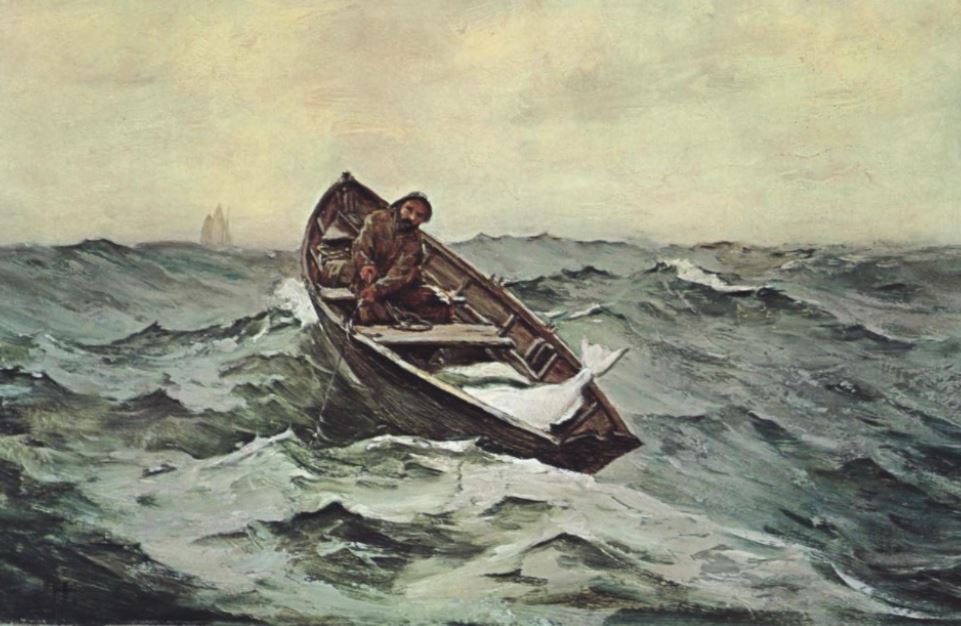 Halibut Fishing by Winslow Homer