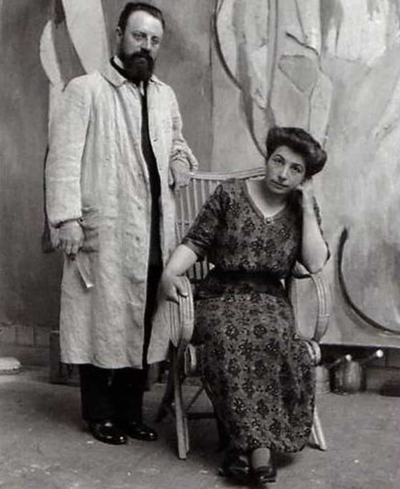 Henri Matisse and his wife Amelie