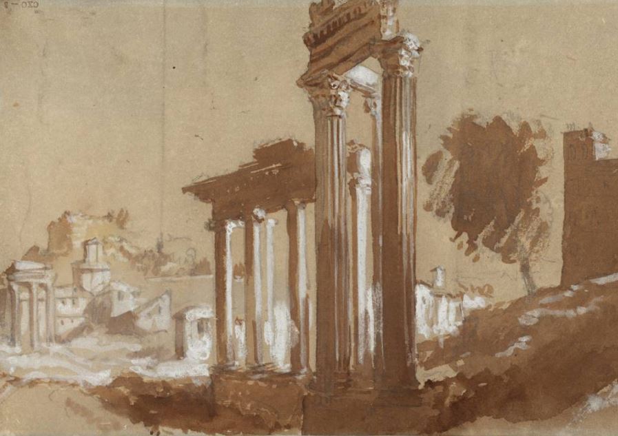 J.M.W. Turner sketch of the Roman Forum