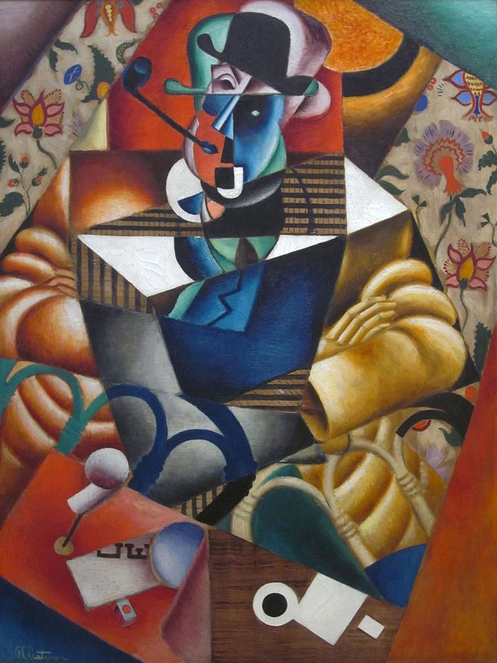 Le Fumeur Man with Pipe by Jean metzinger