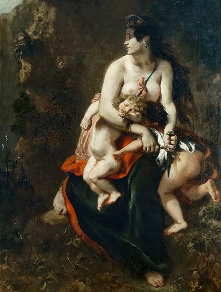 Medea by Eugene Delacroix