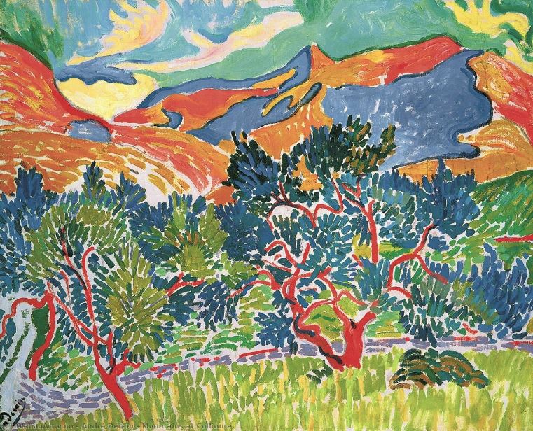Mountains at Collioure by Andre Derain