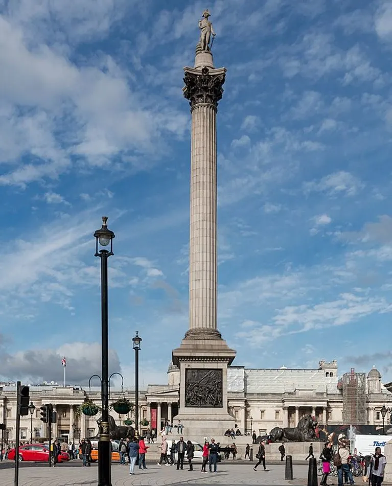Nelsons Monument on Trafalgar Square