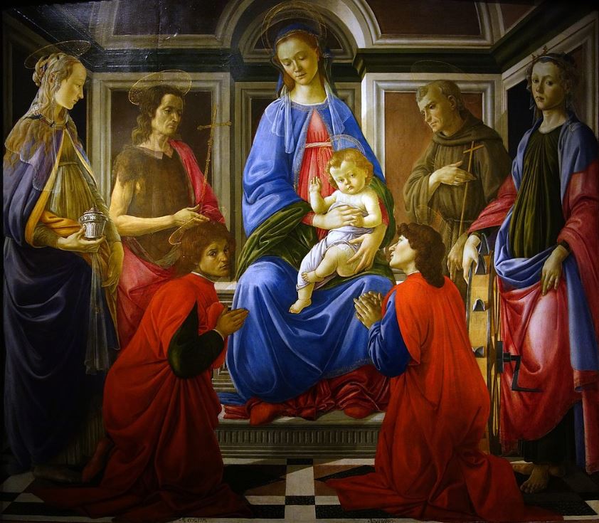 Sacra Conversazione Altarpiece by Botticelli