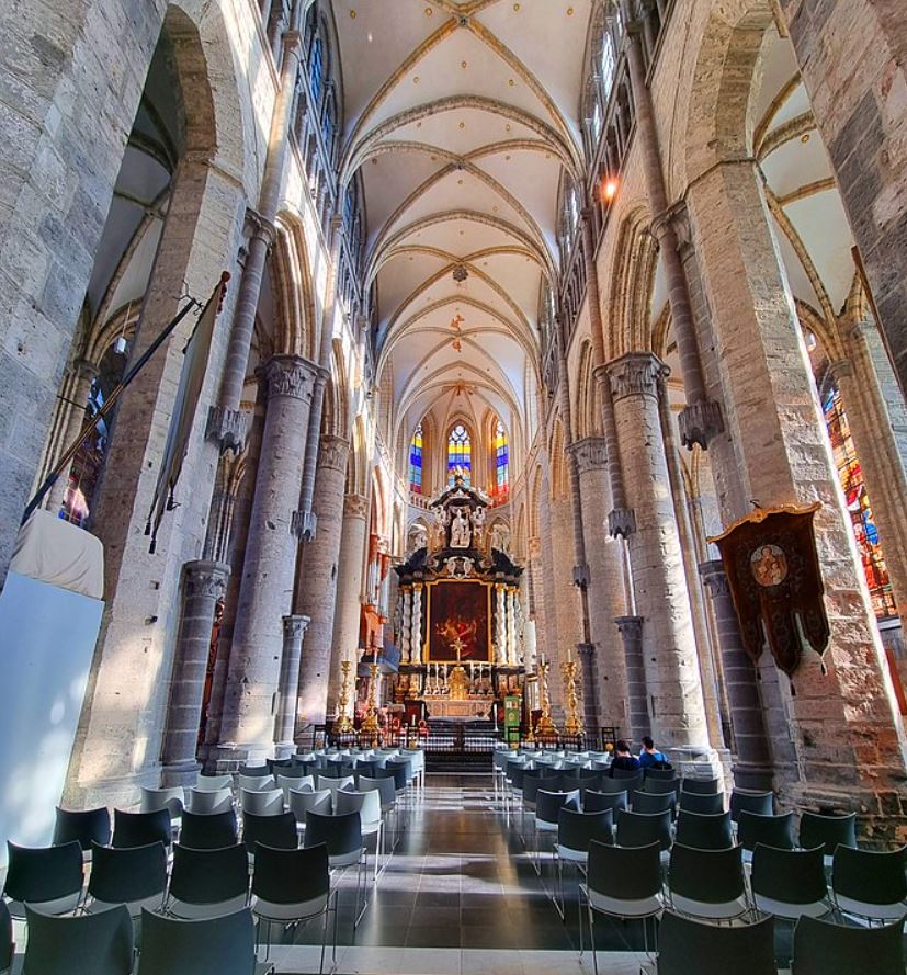 Saint Nicholas Church Ghent interior